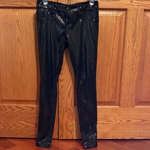 The Limited Black Sequin Skinny Jeans